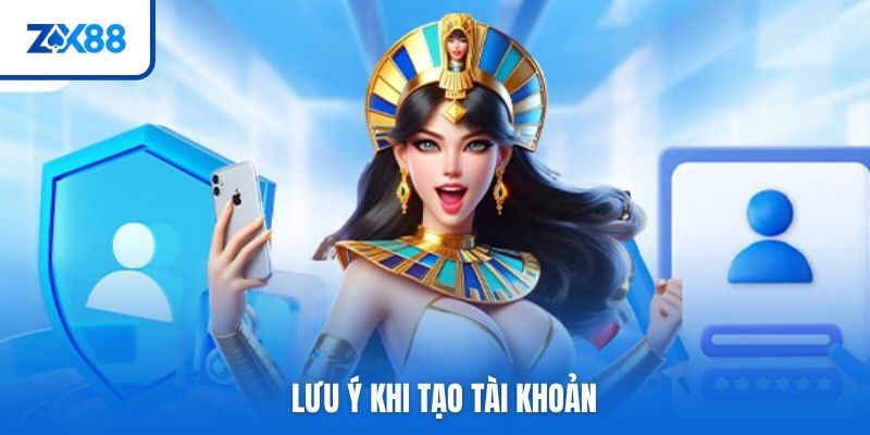 Lưu ý khi tạo tài khoản